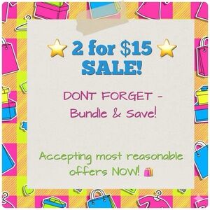 TIME FOR A SALE! 🥳